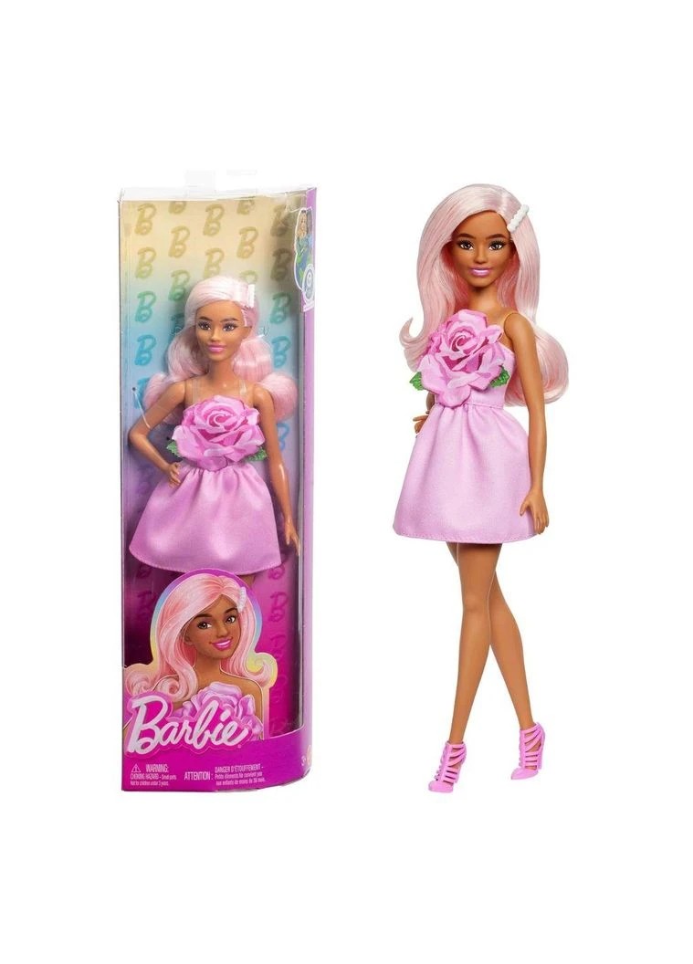 Barbie Fashionistas Pink Rose Doll HYT94